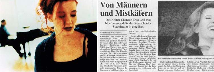 All That Blue - Schauspielhaus Remscheid 1999